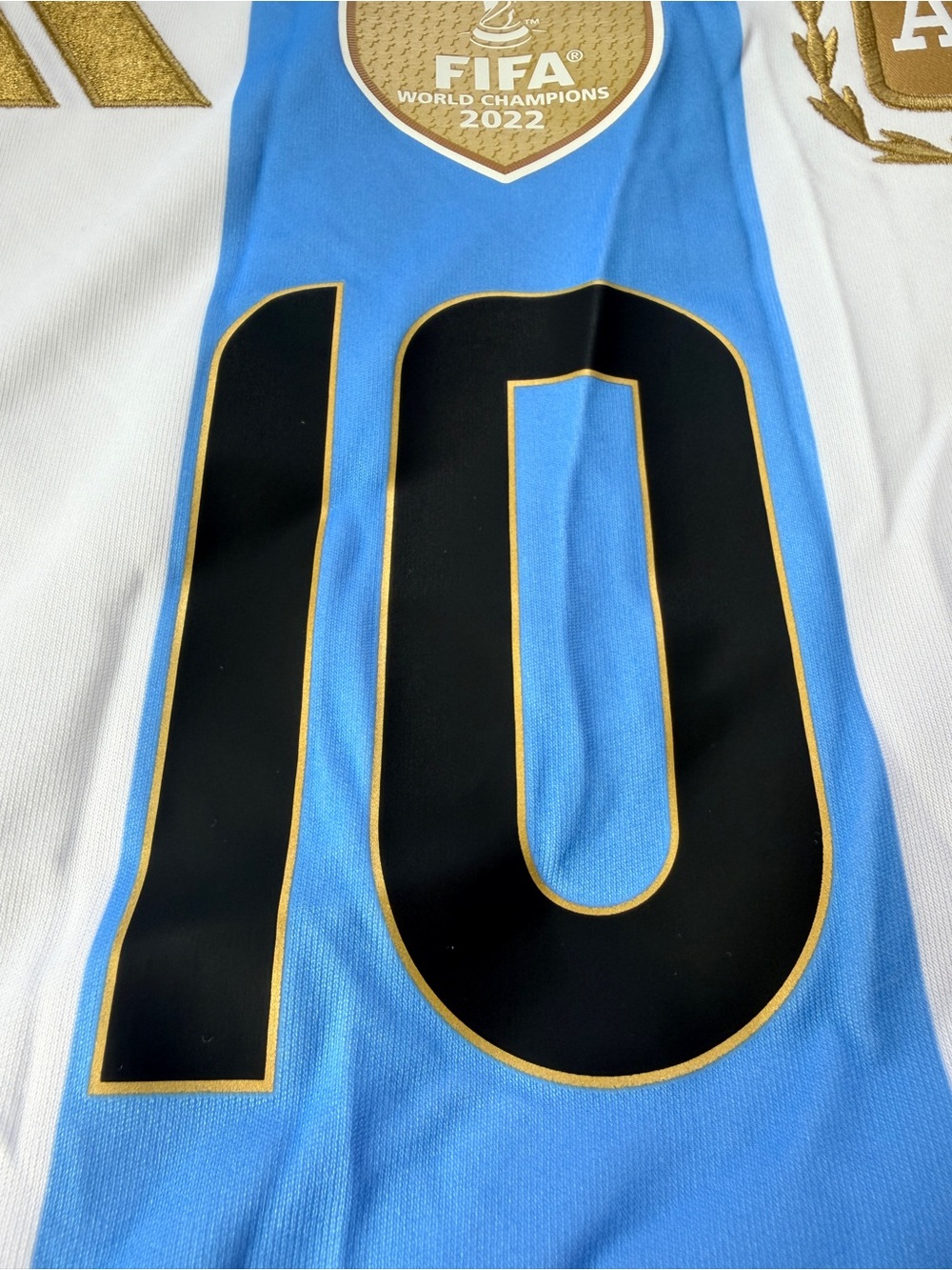 NEW MESSI Argentina 2024 ADIDAS JERSEY Home Football Soccer #10 100%AUTHENTIC - Picture 6 of 11